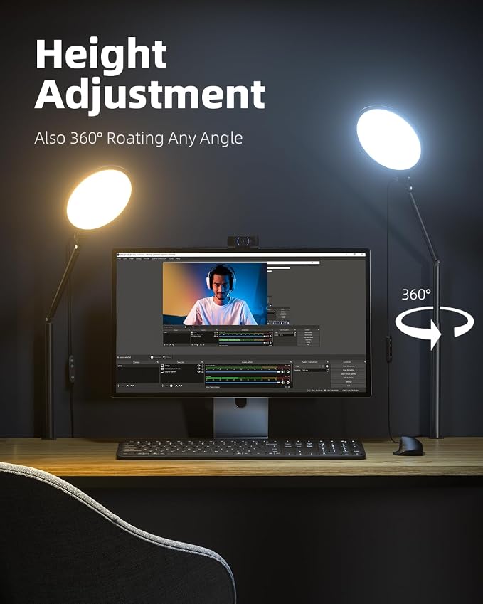 Weilisi 10.2" Desk Ring Light - Image 2