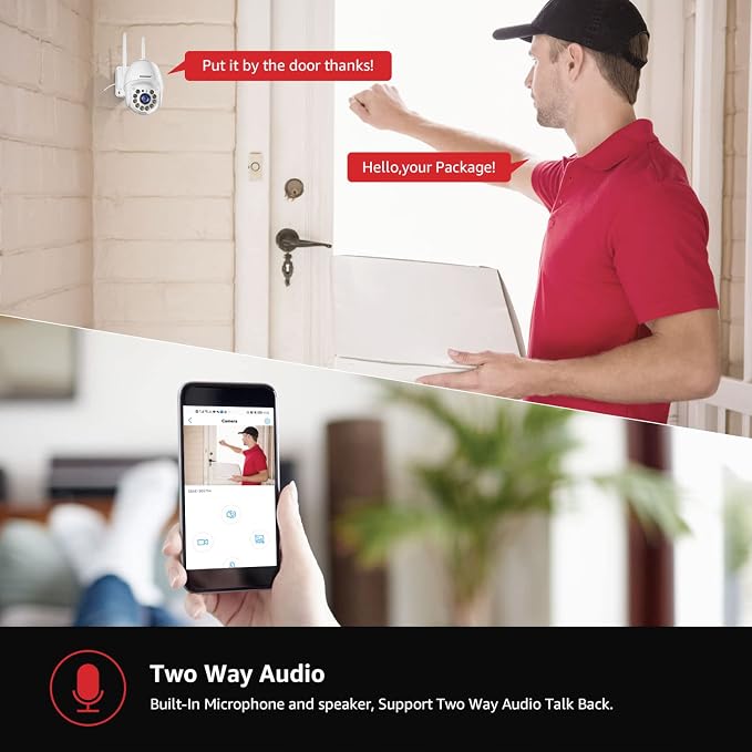 BOAVISION 2K Security Camera Outdoor, Wireless WiFi IP Camera Home Security - Image 6