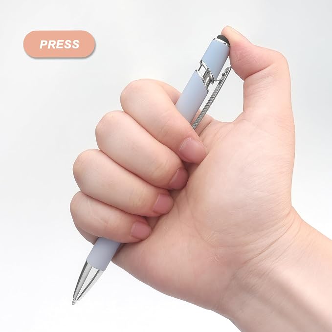 Bribobo Ballpoint Pen 2-in-1 Stylus Retractable Ballpoint Pen - Image 3