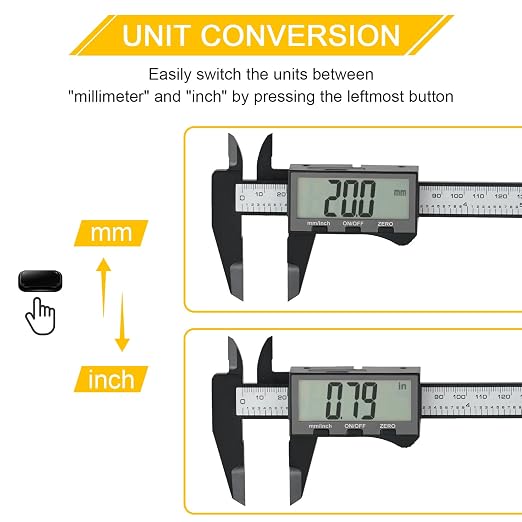 Digital Caliper, Sangabery Dial Caliper 6 Inch - Image 4