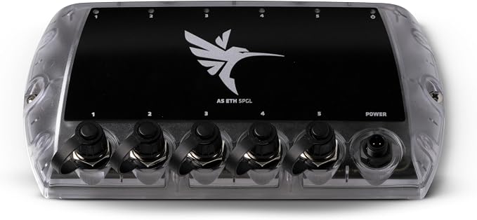 Humminbird 5 Port Ethernet Switch – AS ETH 5PGL by Humminbird