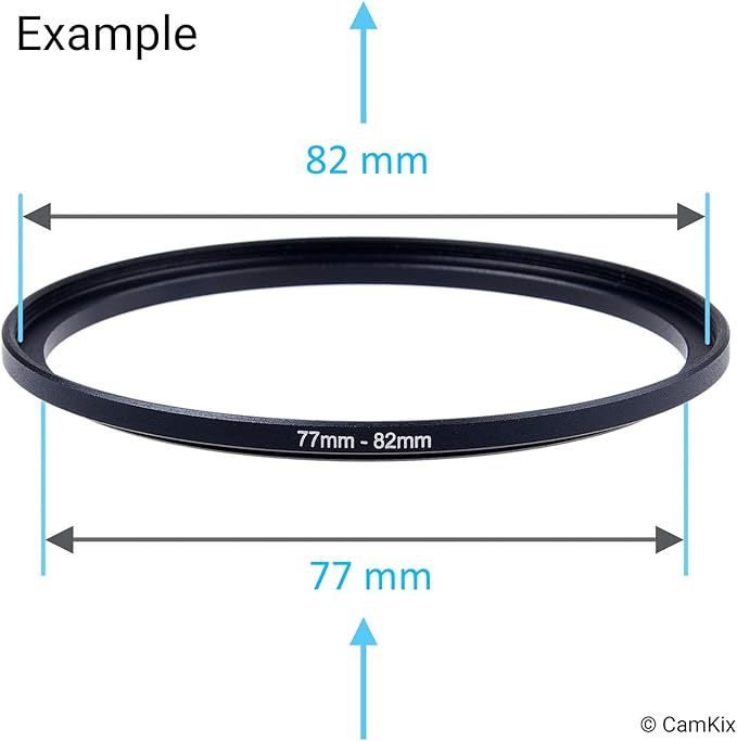 Step Up Lens Filter Adapter Rings - Image 3