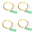 6 Strands SC APC Singlemode Fiber Optic Pigtail 1.5m SC Single Mode Fiber Cable by FiberOpticalAccessories