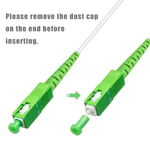 10Pack - 3m SC/APC to SC/APC Fiber Optic Internet Cable, Armored Single Mode - Image 5