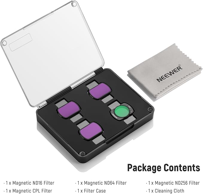 NEEWER HD CPL ND16 ND64 ND256 Filter Kit Compatible - Image 9
