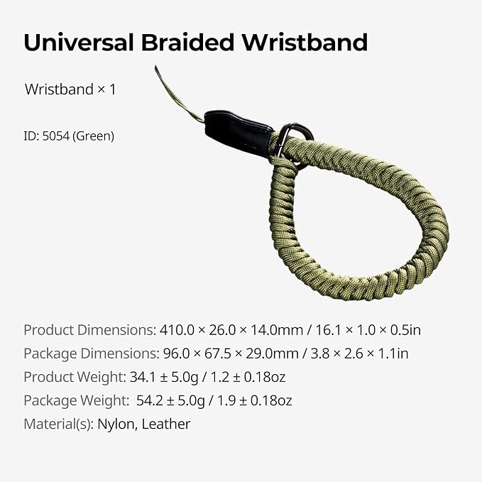 SMALLRIG Camera Wrist Strap, Universal Braided Camera Hand Strap, Adjustable - Image 6