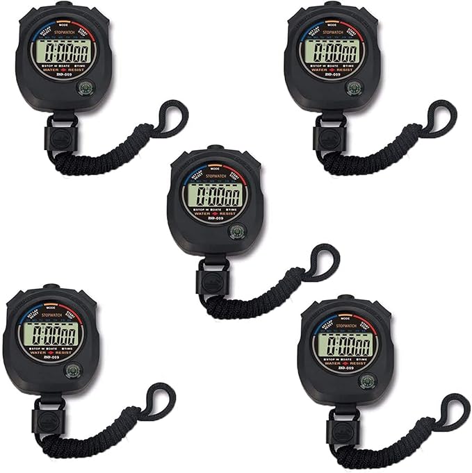 Multi-Function Electronic Digital Sport Stopwatch Timer, Large Display by Pgzsy