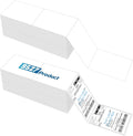 9527 Product 4" x 6" Zebra Fanfold Direct Thermal Shipping Labels, 2 Stacks by 9527+Product