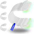 Rapink Patch Cables Cat6 1ft, Ethernet Patch Cable 10G, Cat 6 Patch Cable by Rapink