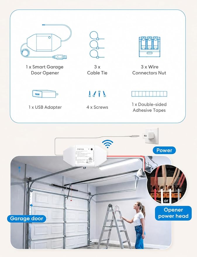 meross Smart Garage Door Opener Remote, Compatible - Image 9