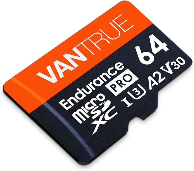 Vantrue 64GB microSD Card with Adapter, U3 UHS-I High Speed SD Card - Image 6