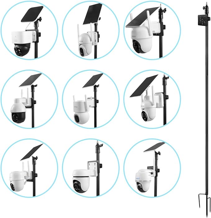 Ground Stake Mount for eufy Solocam S340/E30/S330, Reolink Argus PT 3MP/4MP/5MP - Image 3