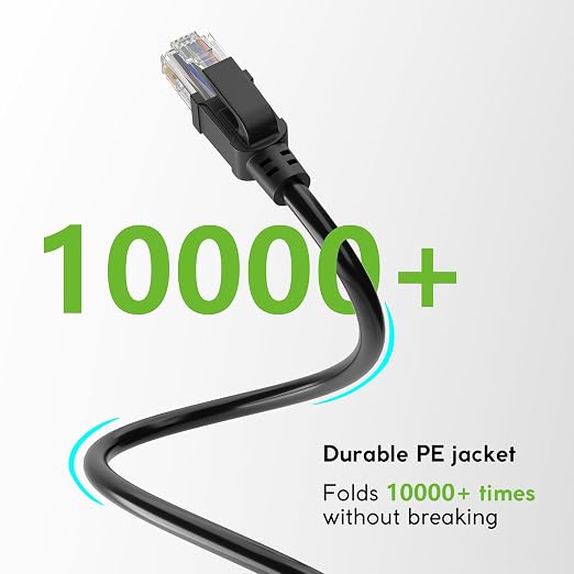 Aqerrow Cat6 Ethernet Cable 200FT, Outdoor Direct Burial Cat 6 Cable 24AWG High - Image 8