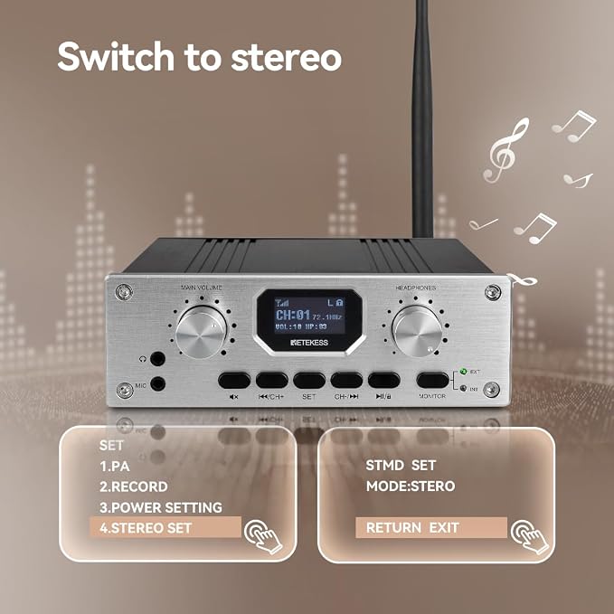 Retekess TT119 Assistive Listening System, Church Translation System, 300m/980ft - Image 8