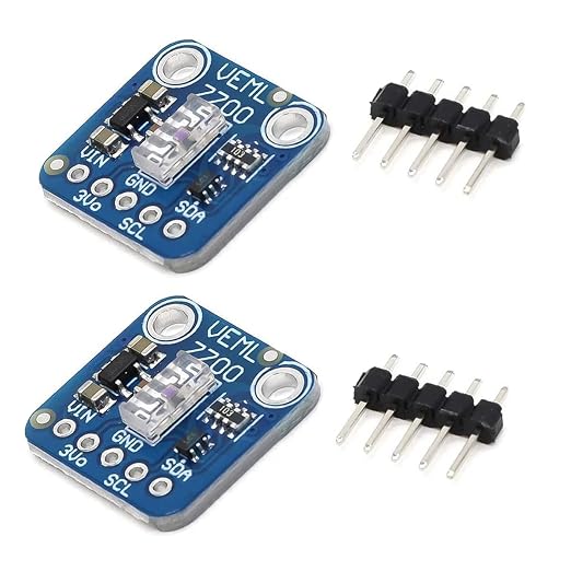 HiLetgo 2pcs VEML7700 Ambient Light Sensor Module I2C IIC 16 Bits Light by HiLetgo