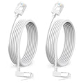 90° Downward Angled Cat 6A Ethernet Ultra Slim Cable 3.3 Feet 2Pack, Flexible by DUTEVOLNS