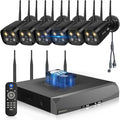 OHWOAI 《Dual Antennas & 130°Wide Angle》Wireless Security Camera System Outdoor by OHWOAI