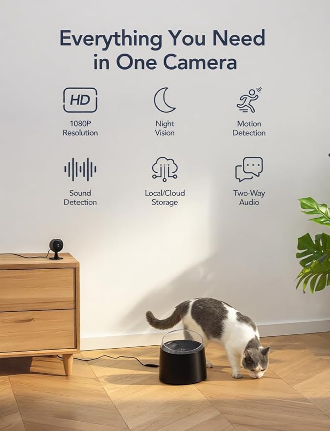 GNCC 2.4GHz Indoor Security Camera, 1080P Home Camera - Image 2