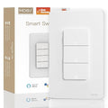 MOES Smart Triple Light Switches, 2nd Generation Wi-Fi 3 Gang Single Pole Switch by MOES