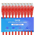 Cat6 Ethernet Cable 6 Feet 10 Pack Network RJ45 Cat6 Internet Patch Cable by XANHAM