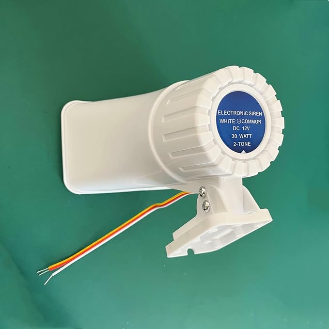 30W Alarm Siren Super Loud 130dB Electronic Horn Indoor/Outdoor Security Siren - Image 3