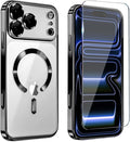 Magnetic Glossy Case for iPhone 17 Pro Max, iPhone 17 ProMax Phone Case Slim by Unknown