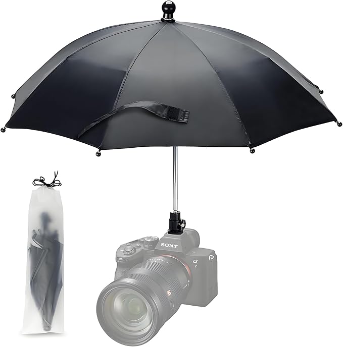 DSLR Mirrorless Camera Hot Shoe Umbrella Rain Cover Protector Sunshade by Unknown