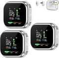 6 in 1 Indoor Air Quality Monitor, Portable Real-Time by WBQHEC