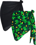 CHICGAL 2 Pieces Women Beach Sarong Bathing Suit Wrap Skirt Sheer Bikini by CHICGAL