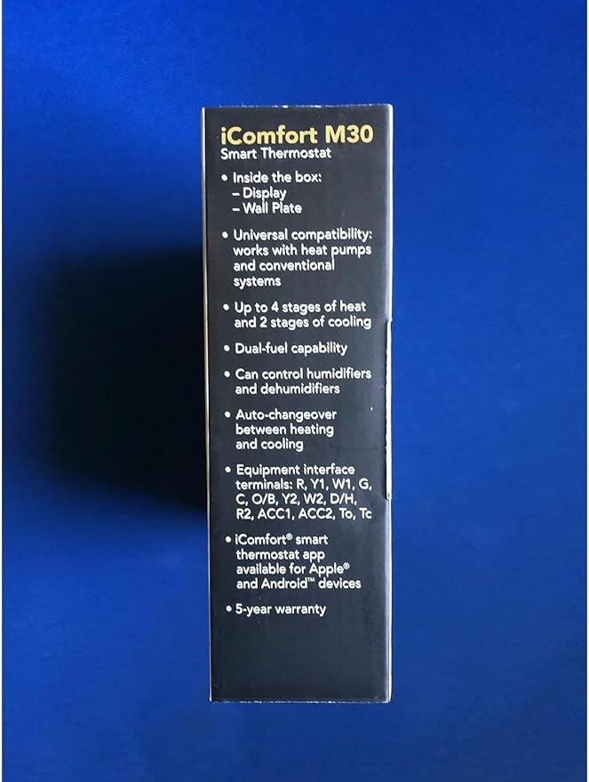 Lennox M30 Touchscreen Smart Wi-Fi Programmable Alexa-Enabled Communicating - Image 4