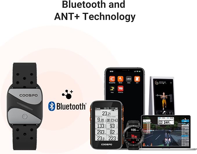 COOSPO Heart Rate Monitor Armband HW807, Tracking Heartbeat HRV - Image 4