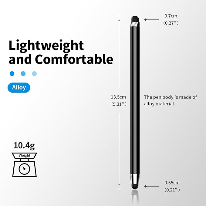 Stylus Pen for Touchscreen, 2-in-1 Stylus | High Sensitivity Precision Suitable - Image 3