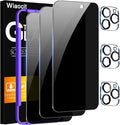 Wiaocit 3 Pack Tempered Glass Privacy Screen Protector by Wiaocit
