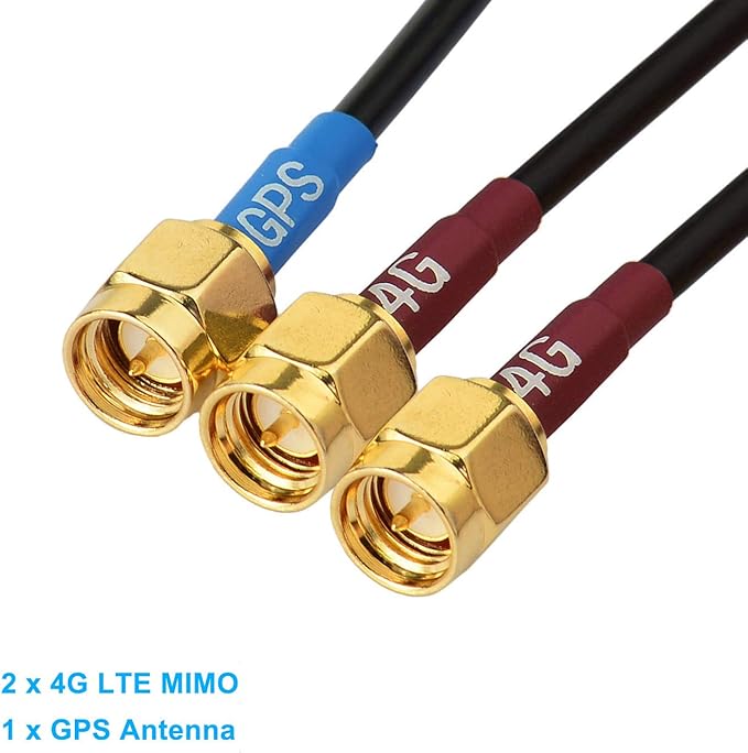 Bingfu 4G LTE MIMO Cellular GPS Adhesive Magnetic Mount Antenna - Image 7