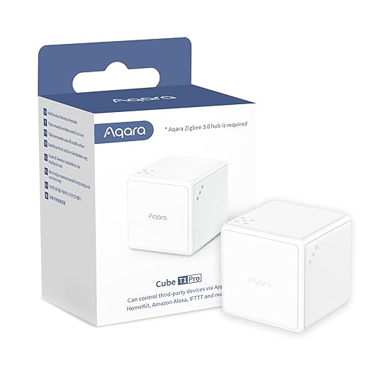 Aqara Cube T1 Pro, Requires AQARA ZIGBEE 3.0 HUB, 6 Sides to Control Different by Aqara