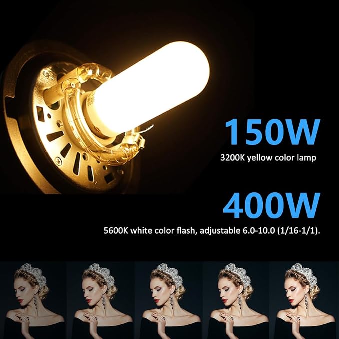 Godox 800W Professional Studio Flash Light Kit, 2-Light Godox SK400II Photo - Image 3