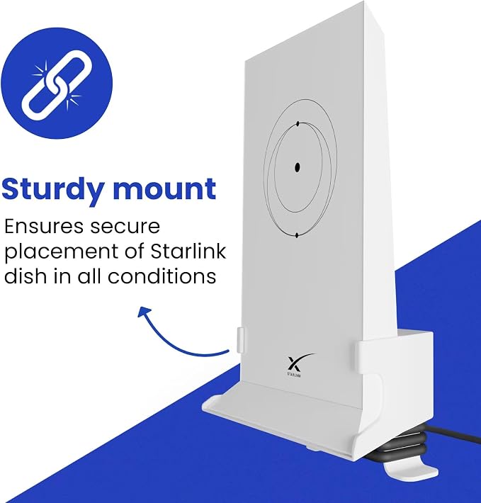 2 in1 Wall Mounting Kit for StarLink Mesh WiFi Router V2, Including Wall - Image 5