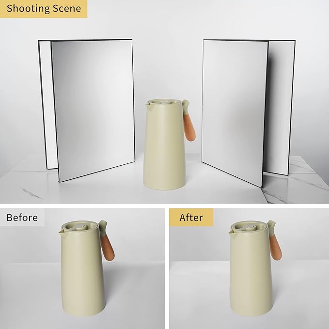 Meking 3 in 1 Photography Reflector Cardboard, 17 x 12 inches Folding Light - Image 3