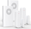 Wireless Door Chime, Door Open Sensor Alarm When Entry Business/Office/Store by AMHEY