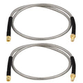 RP-SMA Male to RP-SMA Female Bulkhead Cable 2FT 2PCS, RG58 Coaxial Cable by XRDS-RF