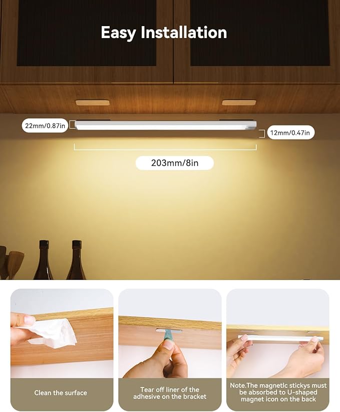 12-Pack Under Cabinet Lighting - Image 8