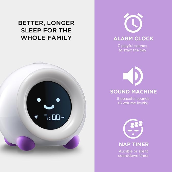 LittleHippo Mella: Kids Alarm Clock, Ready to Rise Children's Sleep Trainer - Image 4