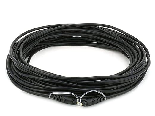 Monoprice 106735 S/PDIF Digital Optical Audio Cable, 40ft Black by Monoprice