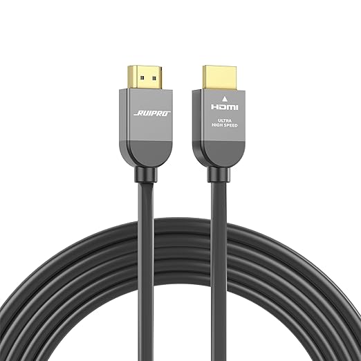 RUIPRO 8K HDMI Ultra High Speed Certified Cable 16 Feet 48Gbps 8K60Hz 4K120Hz by RUIPRO-ProfessionalQualityVideoandAudioYouCanSeeandHear