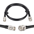 MOOKEERF BNC Male to BNC Female Coaxial Cable 50 ohm RG8X Coax Ultra Low Loss by MOOKEERF