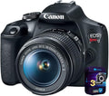 Canon EOS Rebel T7 Digital SLR Camera 18-55mm f/3.5-5.6 is II Kit Bundle by Canon