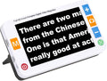 5 Inch Low Vision Aids, Electronic Auto Focus Reading Aid Simplified Buttons by RayHong