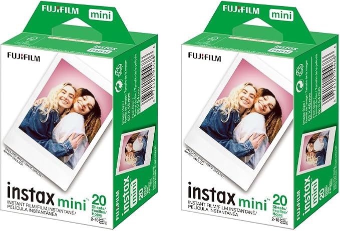 FUJIFILM INSTAX Mini 12 Instant Film Camera | Pastel Blue Bundled - Image 8