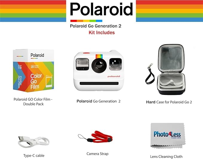 Polaroid Go Generation 2 Instant Film mini Camera Bundled - Image 2