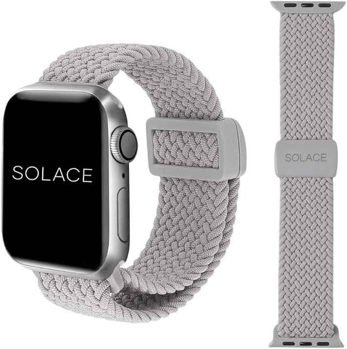 Solace Bands Imperium Adapt Wide Adjustable Nylon Braided Watch Band by SolaceBand